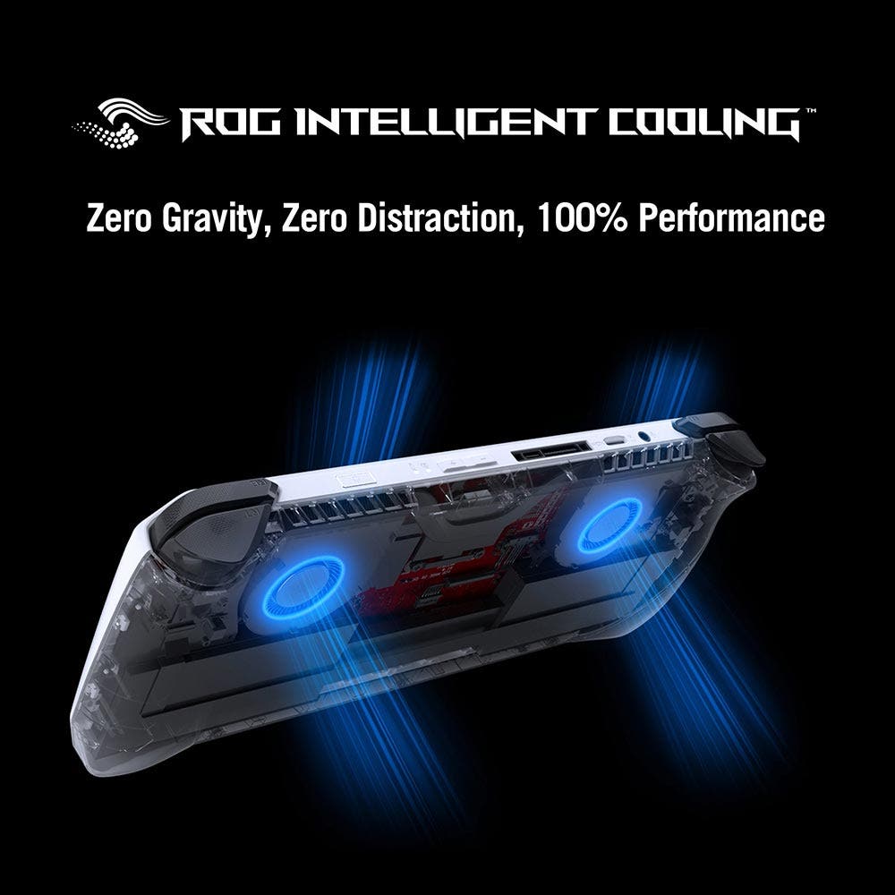 ASUS ROG ALLY RC71L GAMING HANDHELD /AMD Z1 PROCESSOR/16GB RAM/512GB SSD/ 7" FHD 120HZ 1080P/WIN11 HOME/WHITE (RC71L-ROG-ALLY-NH019W) - Image 4