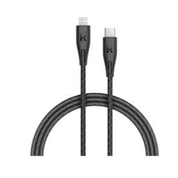 RAVPower USB-C to Lightning Fast Charging Cable 2m Nylon – White (RP.CB1018.WT)
