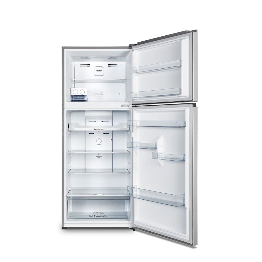 Hisense Top Mount Refrigerator 375 Liters - Stainless Steel (RT488N4ASU1) - Image 5