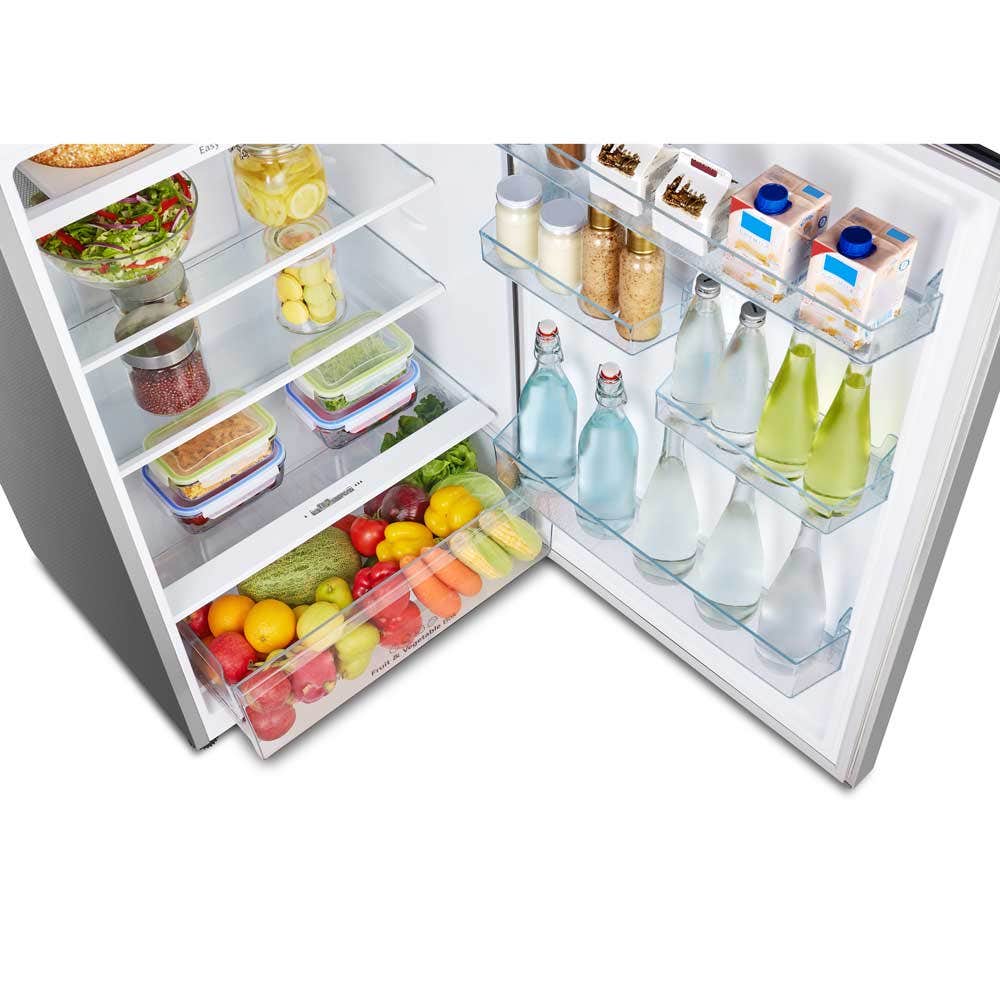 Hisense Top Mount Refrigerator 375 Liters - Stainless Steel (RT488N4ASU1) - Image 8