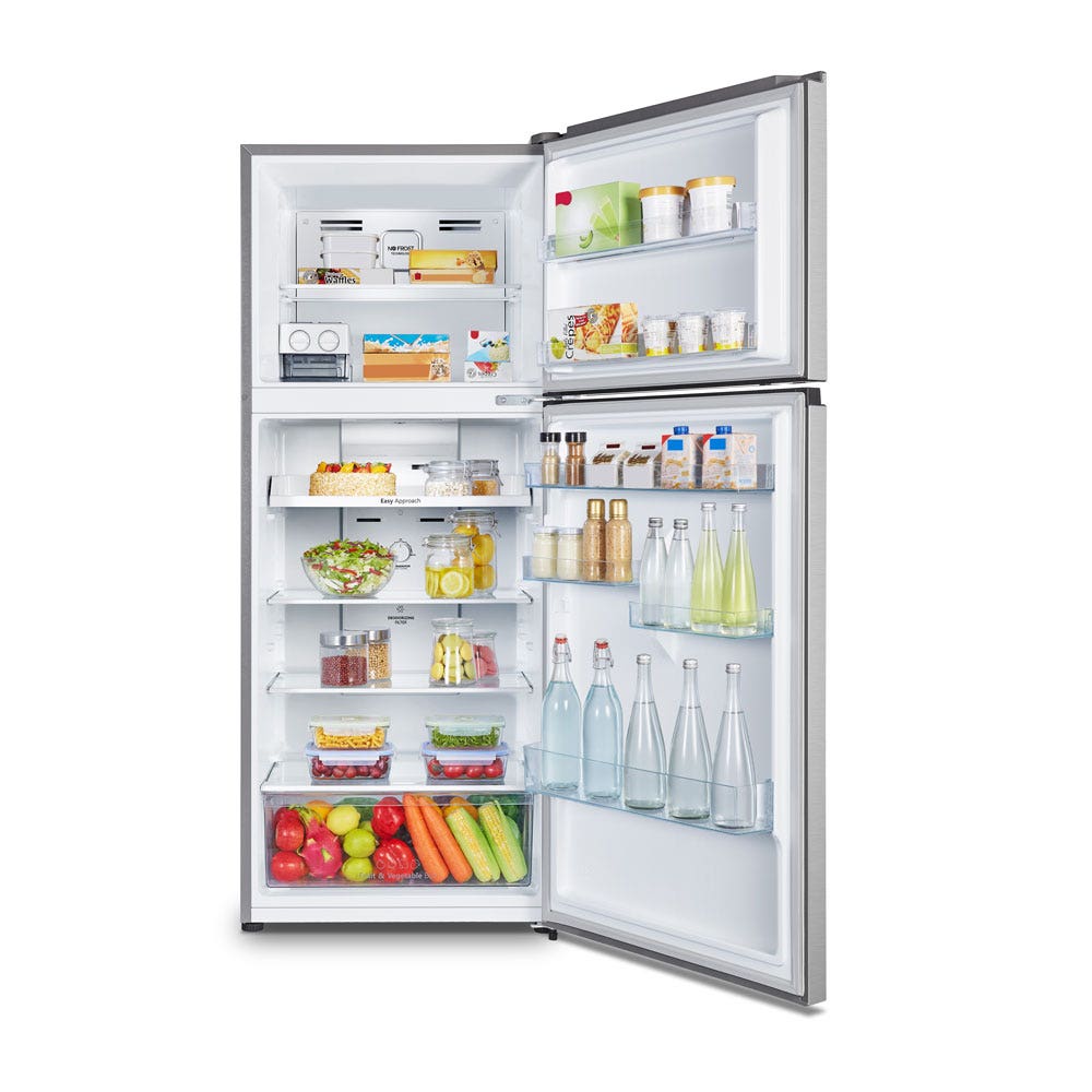 Hisense Top Mount Refrigerator 375 Liters - Stainless Steel (RT488N4ASU1) - Image 6