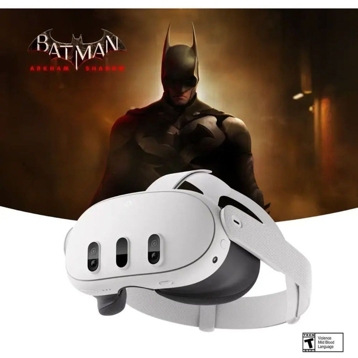 Meta Quest 3 Arkham Shadow Oculus VR Headset White (SK-1000189-01) - Image 5