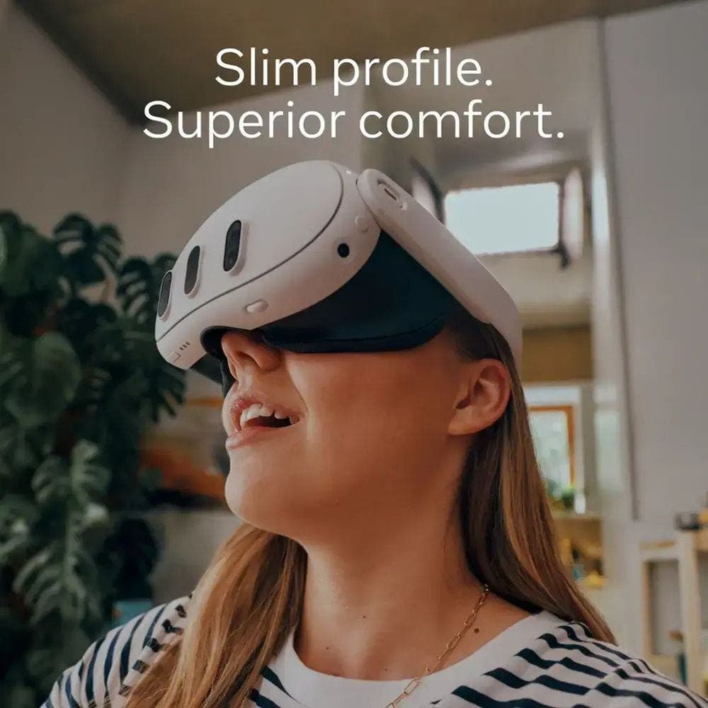 Meta Quest 3 Arkham Shadow Oculus VR Headset White (SK-1000189-01) - Image 3