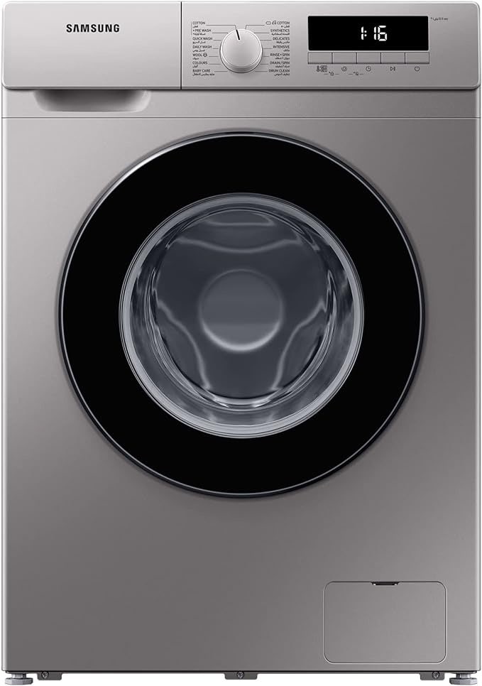 Samsung Front Load Washing Machine 7 kg - Silver (SAM-WW70T3020BS/GU)