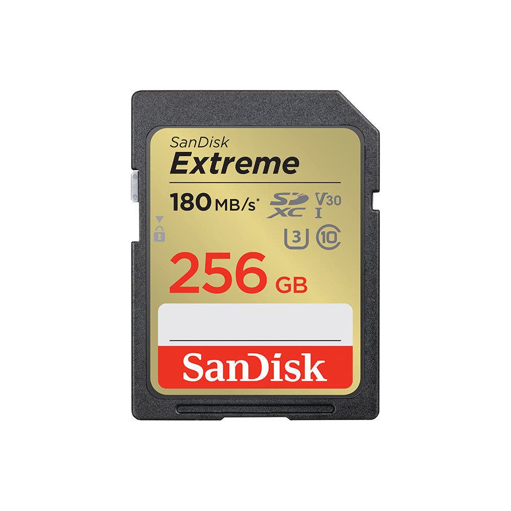 SanDisk Extreme SDXC UHS-I Memory Card 256GB (SDSDXVV-256G-GNCIN)