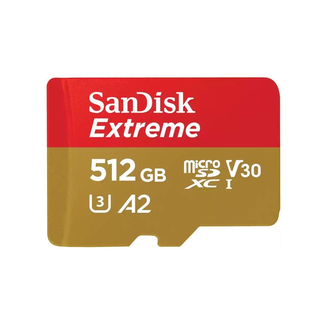 SanDisk Extreme microSDXC UHS-I Card 512GB (SDSQXAV-512G-GN6MN)