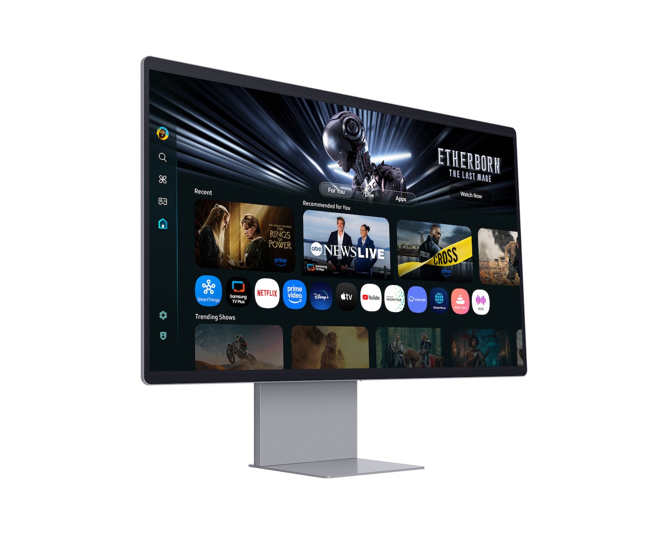 Samsung Smart Monitor M9 M90SF 32-Inch 4K QD-OLED 165Hz Smart Display – Black (SM-LS32FM902SMXUE) - Image 3
