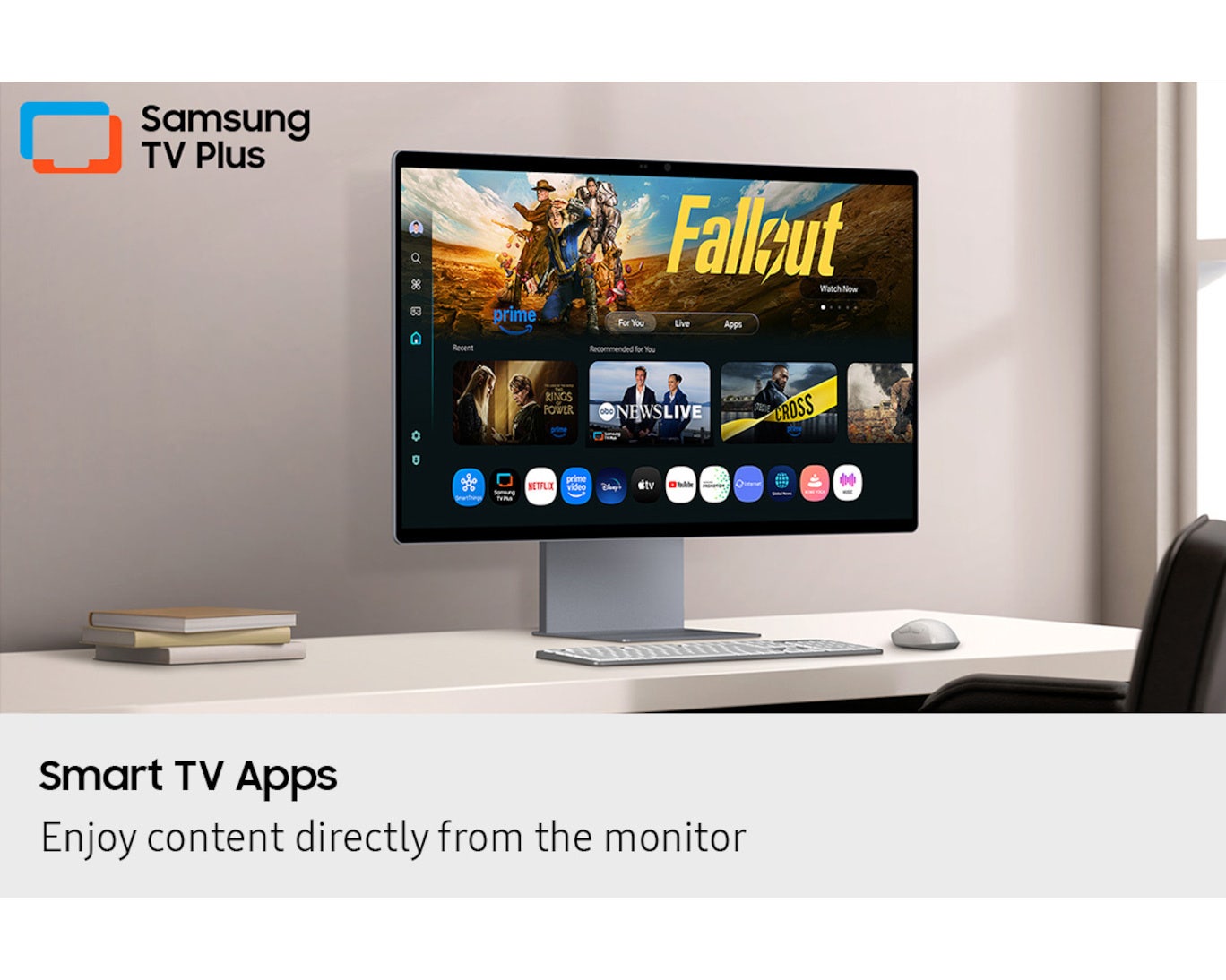 Samsung Smart Monitor M9 M90SF 32-Inch 4K QD-OLED 165Hz Smart Display – Black (SM-LS32FM902SMXUE) - Image 5