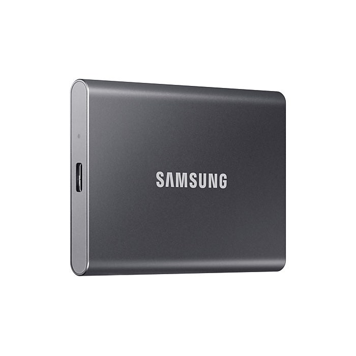 Samsung Portable SSD T7 2 TB USB 3.2 Gen 2 (Gray) (SM-MU-PC2T0T-WW)