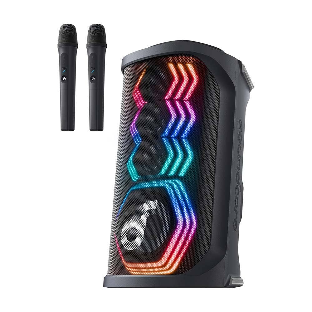 Anker Soundcore Rave 3S AI Wireless Party Speaker with Wireless Microphones (A31A3012)
