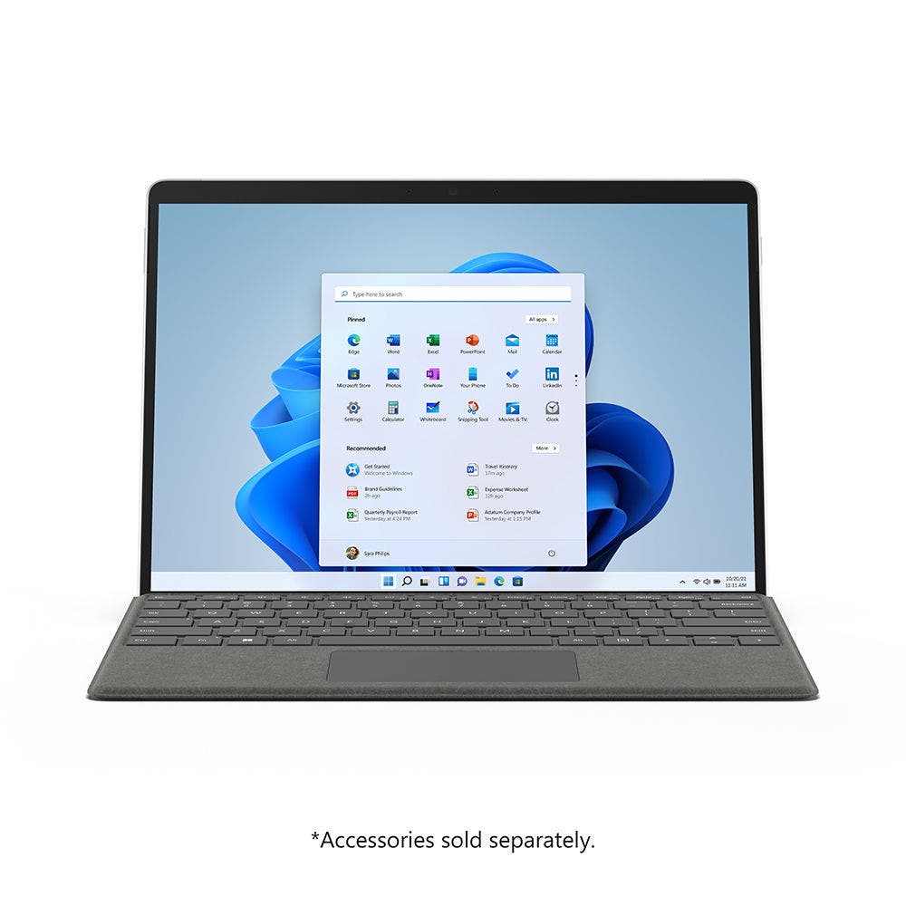 Microsoft Surface Pro 8 - 8PN-00007+ 8XA, Core i5 - 1135G7, 8 GB RAM, 128 GB SSD, Intel Iris Graphics, 13 Inch PixelSence Flow Display, Platium with Type Cover - Image 6