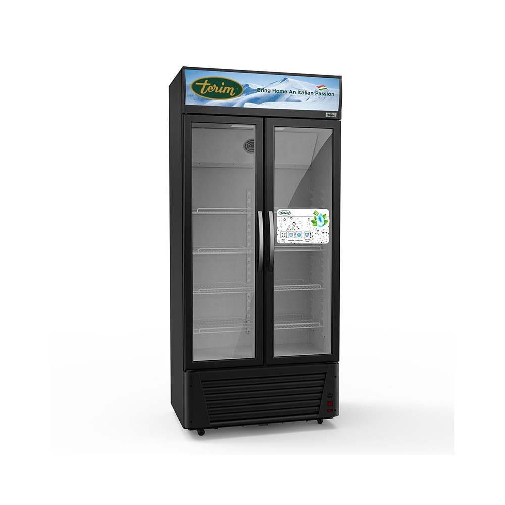 Terim Upright Bottle Cooler 600 Liters - BLACK (TERSC600W)