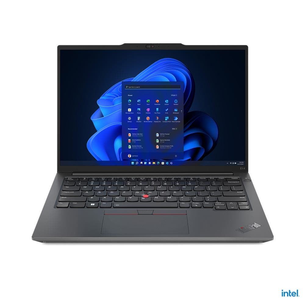 Lenovo Intel Core i5-1335U 8GB RAM 512GB SSD Integrated Intel Iris Xe UHD Graphics 14" Business Laptop - Graphite Black (E14-21JK008PGR)