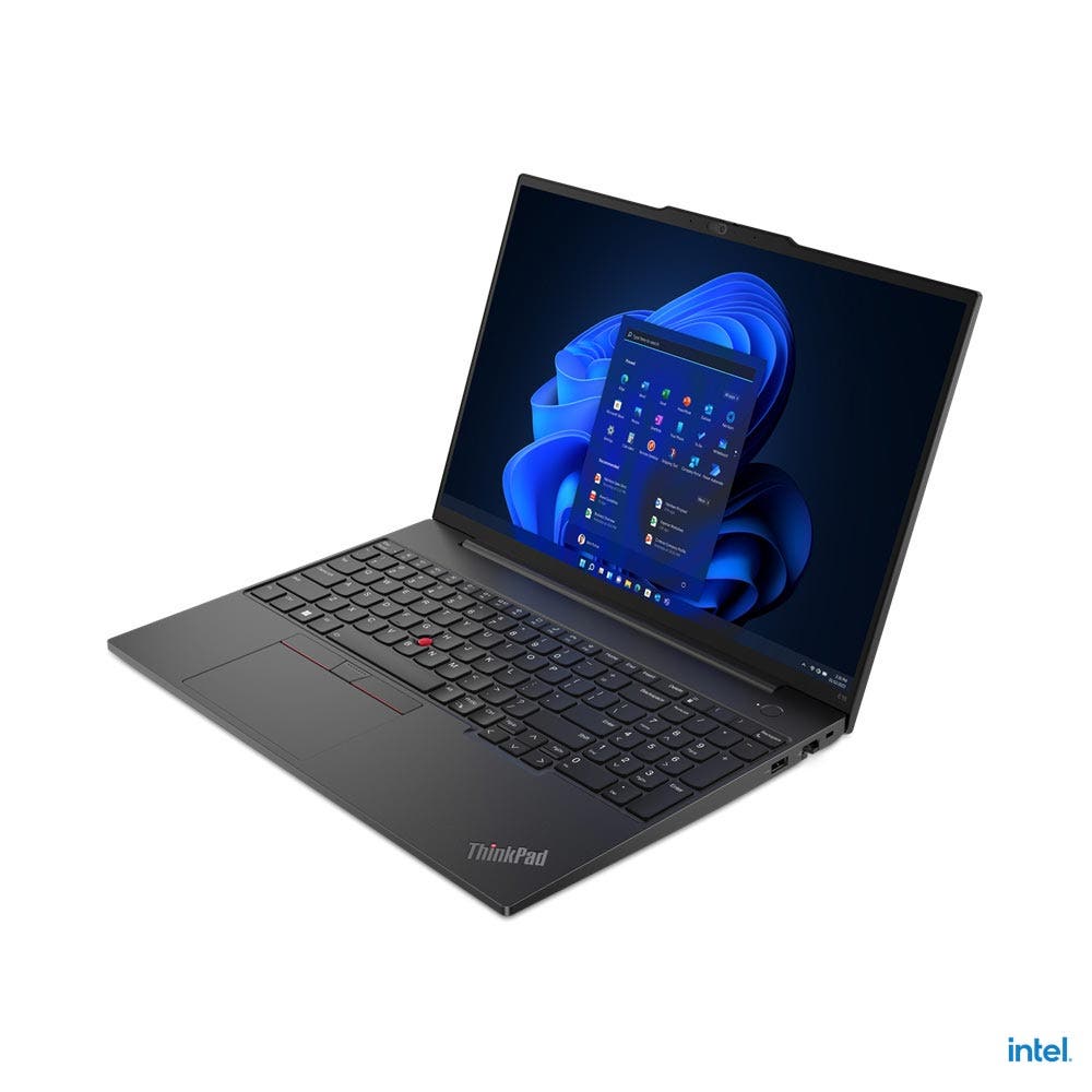 Lenovo Intel Core i5-1335U 8GB RAM 512GB SSD Integrated Intel Iris Xe UHD Graphics 16" Business Laptop - Graphite Black (E16-21JN001AGR) - Image 3