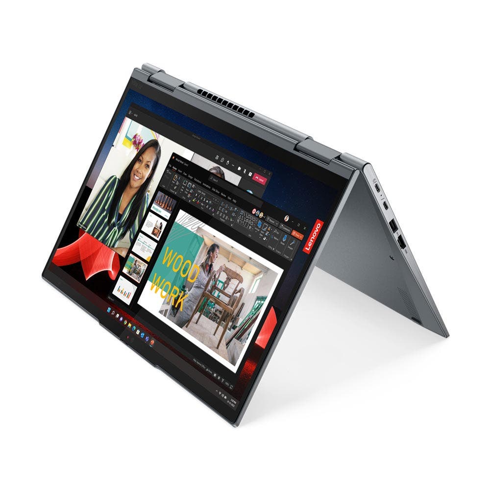 Lenovo Intel Core i7-1355U 16GB RAM 1TB SSD Integrated Intel Iris Xe Draphics 14" WUXGA Business Laptop - Storm Grey (X1YOGA-21HQ006DGR) - Image 3