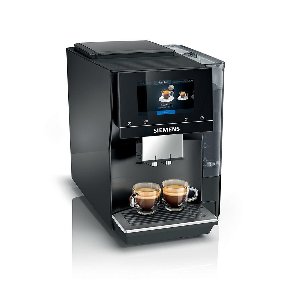 Siemens EQ700 Coffee Machine - Piano Black (TP713GB9)