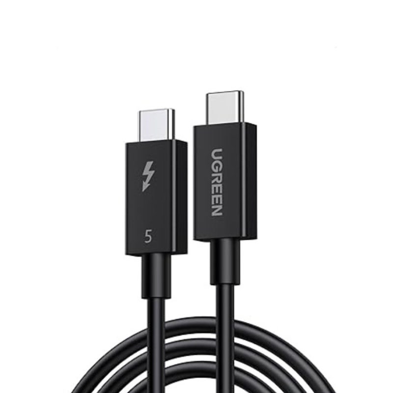 UGREEN Thunderbolt 5 Cable 1 Meter 5A Fast Data Transfer Cable – Black (UGN-L703-45996)