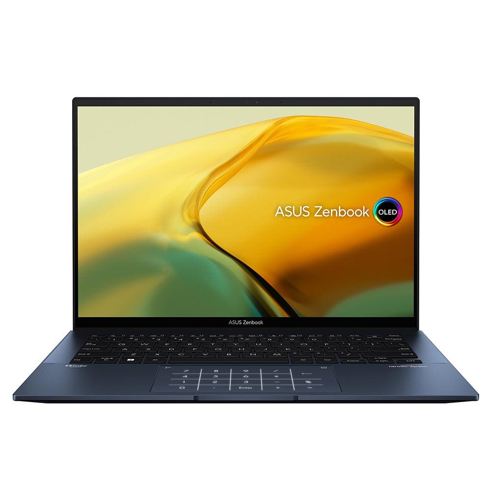 ASUS Zenbook 14 OLED Intel Core i7-1260P 16GB RAM 512GB SSD Shared Graphics 14" 2.8K OLED 90Hz Win11H Ultrabook - Ponder Blue (UX3402ZA-OLEDI7B)