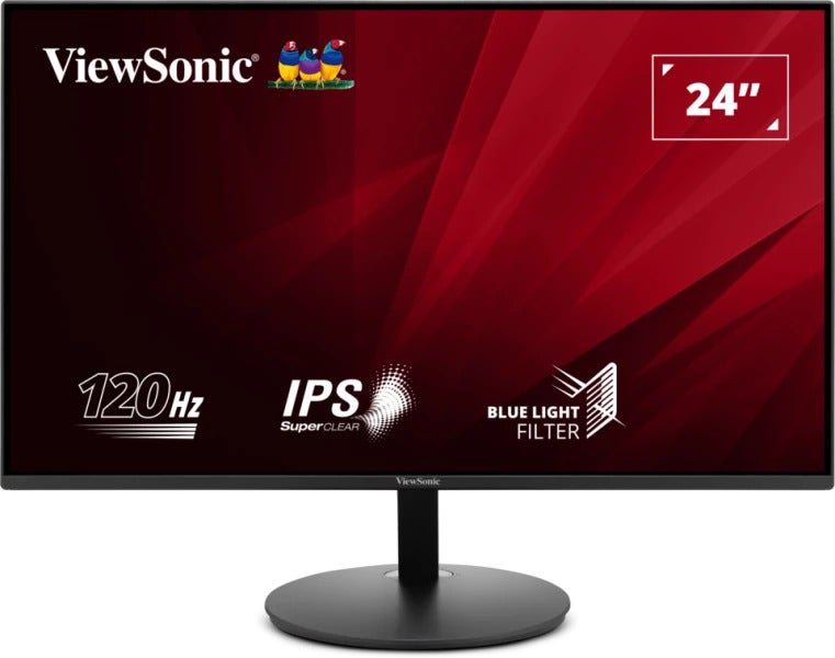 ViewSonic 24-Inch Full HD 120Hz IPS Monitor – Black (VA24E1-H)