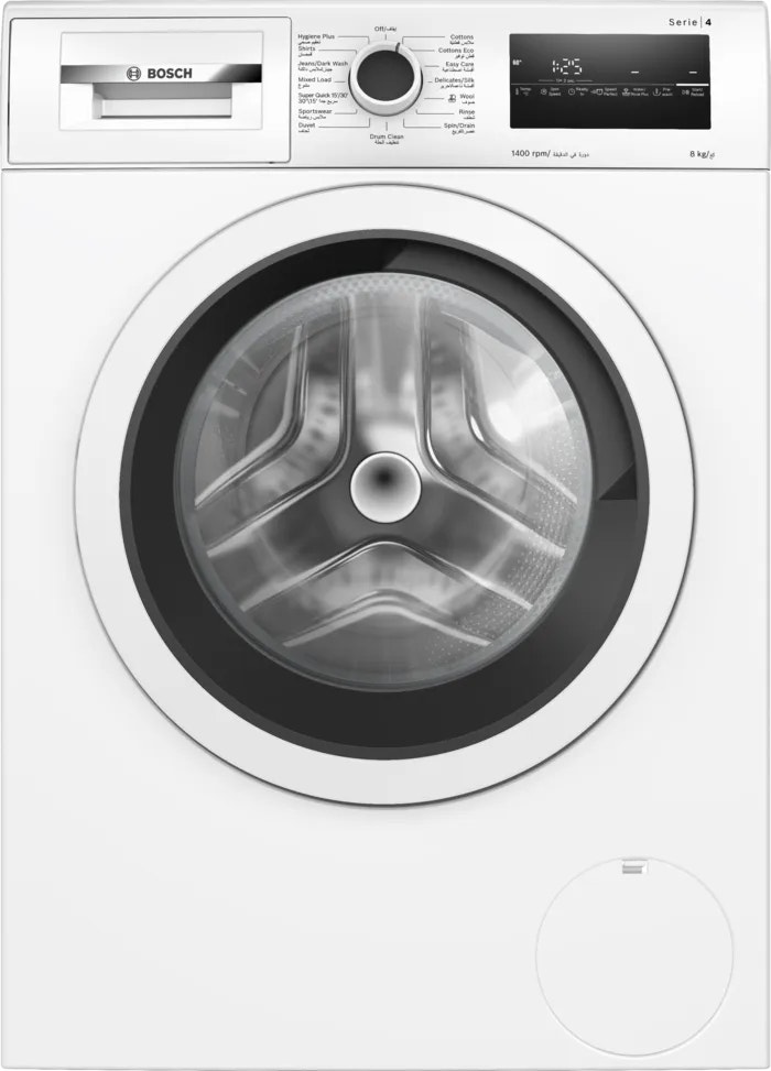 Bosch Series 4 Front Load Washer 8 kg,White (WAN28282GC)