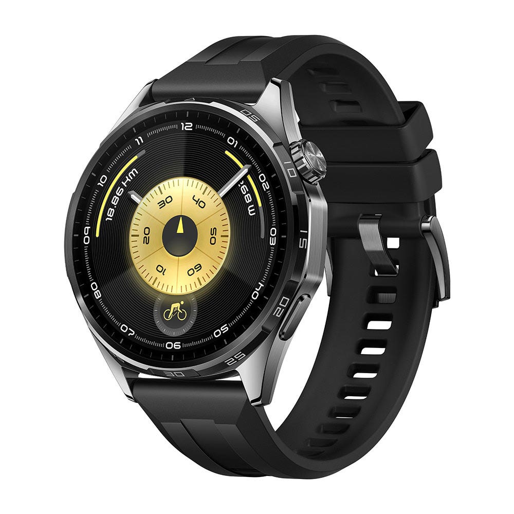 Huawei Watch GT6 with Atum Fluoro Strap 46mm - Black (HUW-GT6-ATUM-BLK)