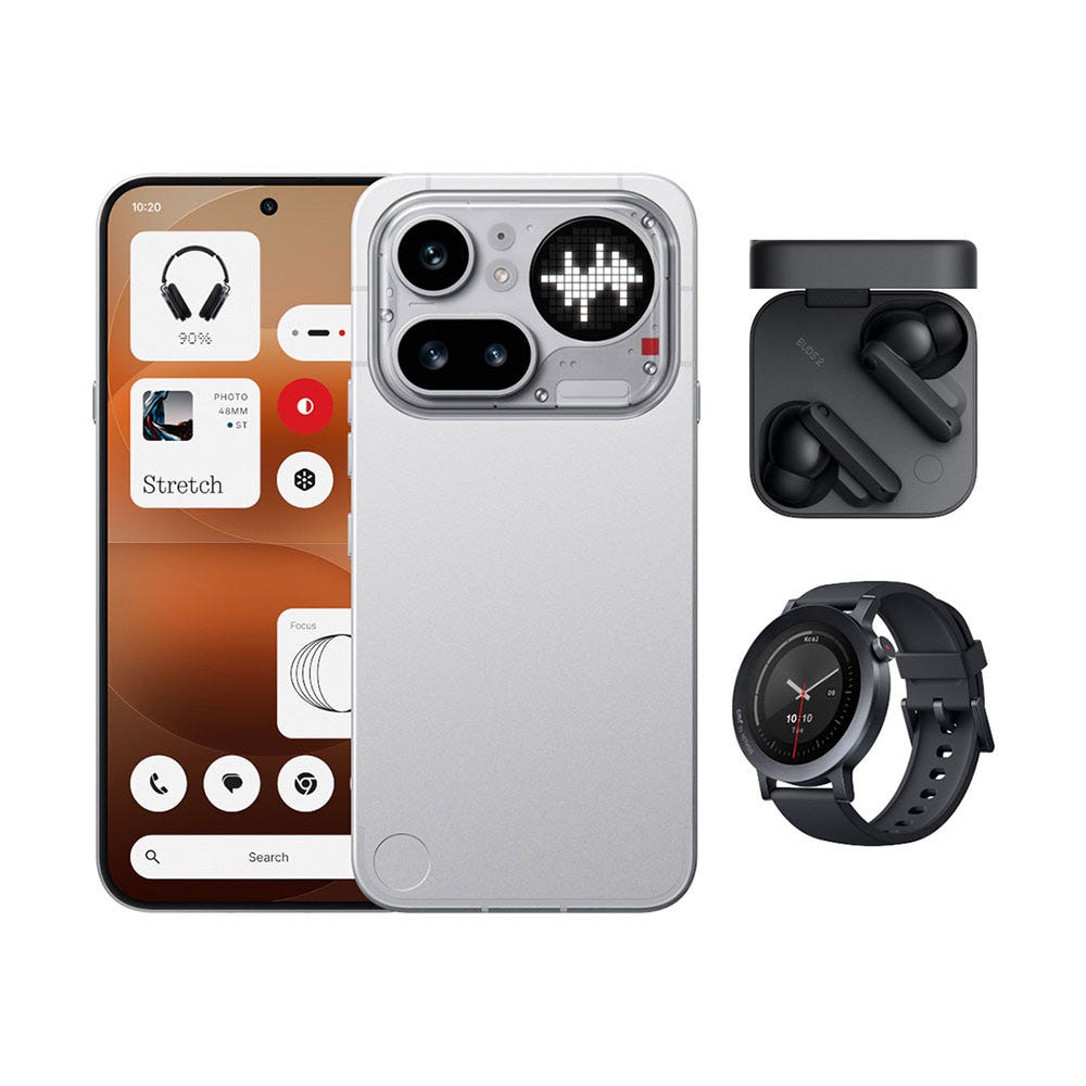 Nothing Phone (4a) Pro 12GB RAM 5G Smartphone, Silver, 256 GB