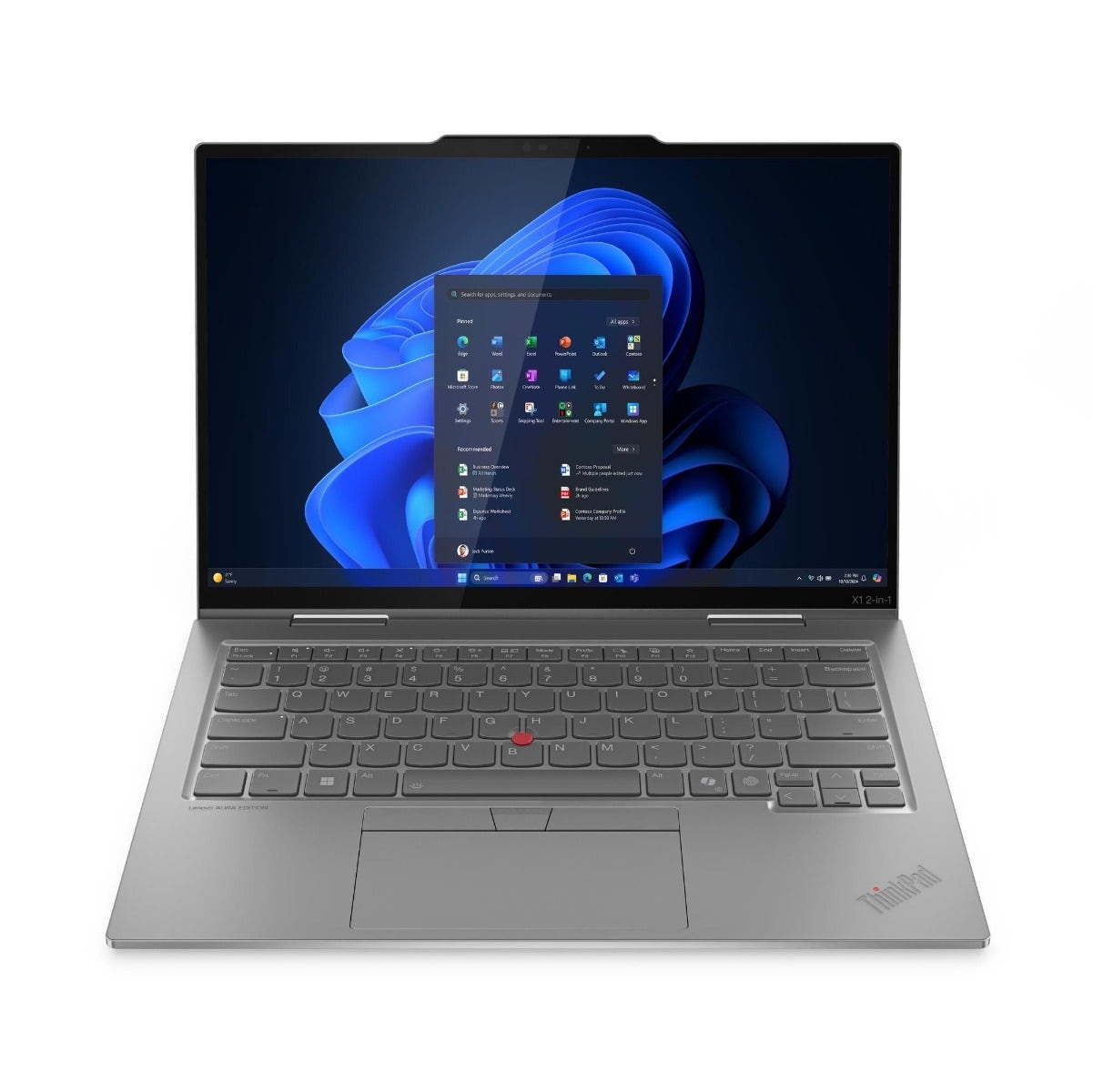 Lenovo ThinkPad X1 2-in-1 Gen 10 Intel Core Ultra 7 258V 32GB 1TB Intel Arc 14" WUXGA Touch Windows 11 Pro Laptop – Grey (X1-21NU00E7GR)