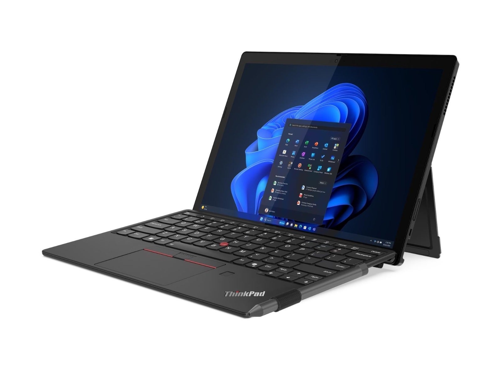 Lenovo ThinkPad X12 Detachable Gen 2 Intel Core Ultra 7 164U 16GB 512GB Intel Graphics 12.3" FHD+ Touch Windows 11 Pro Laptop – Black (X12-21LK0016GR) - Image 3