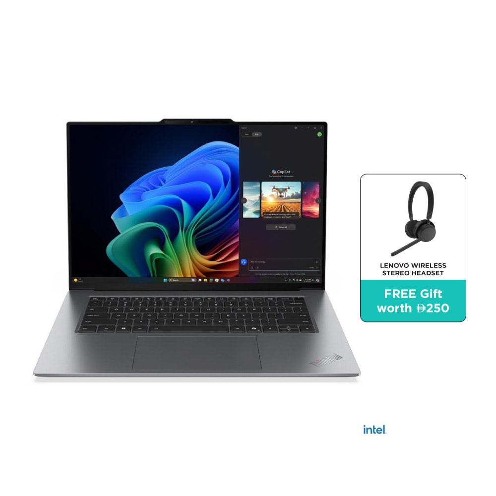 Lenovo ThinkPad X9-15 Gen 1 Aura Edition Intel Core Ultra 7 258V 32GB 1TB Intel Arc 15.3" 2.8K OLED Windows 11 Pro Laptop – Grey (X9-15-21Q60007GR+ANC)