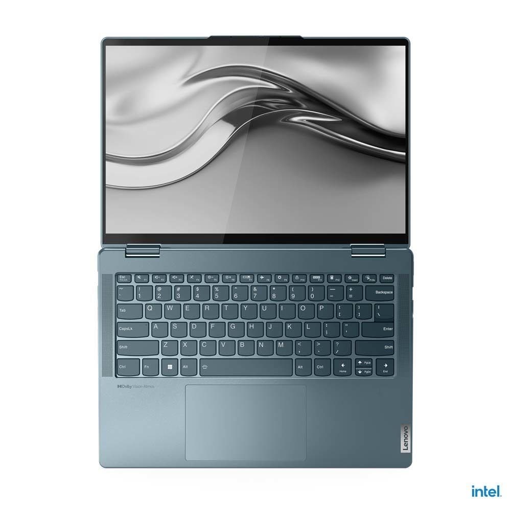 Lenovo Corei7-1260P 16GB RAM 1TB SSD Integrated Intel Iris Xe Graphics 14" Laptop, Stone Blue (YOGA7-82QE0053AX)