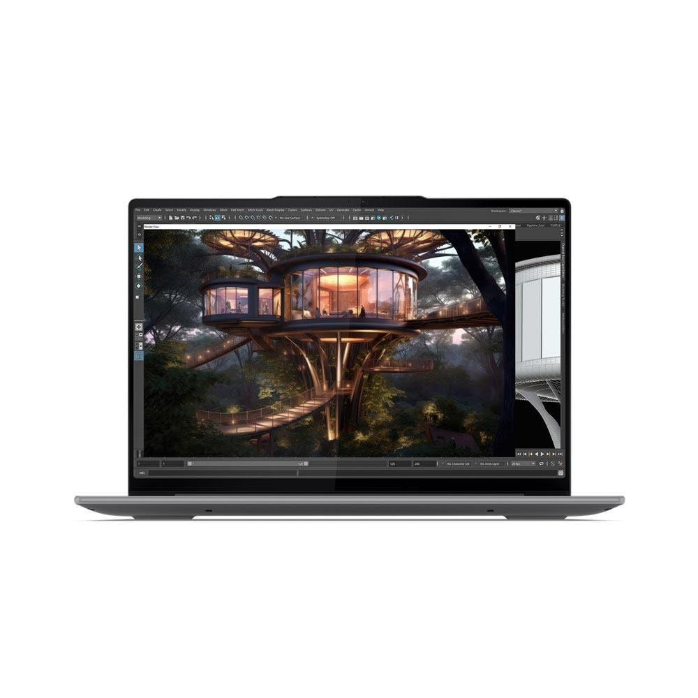 Lenovo Yoga Pro 7 83E2001CAX Intel Core Ultra 7-155H 16GB RAM 1TB SSD NVIDIA GeForce RTX 4050 6GB Graphics 14.5" 2.8K Win 11 Home Ultrabook - Luna Grey (YOGAP7-83E2001CAX) - Image 3