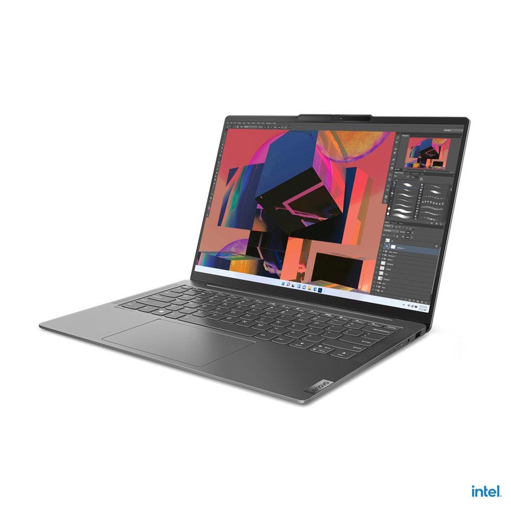 Lenovo Intel Core i5-1240P 8GB RAM 512GB SSD Integrated Intel Iris Xe Graphics 14" Ultrabook - Storm Grey (YOGAS6-82WU008MAX) - Image 3