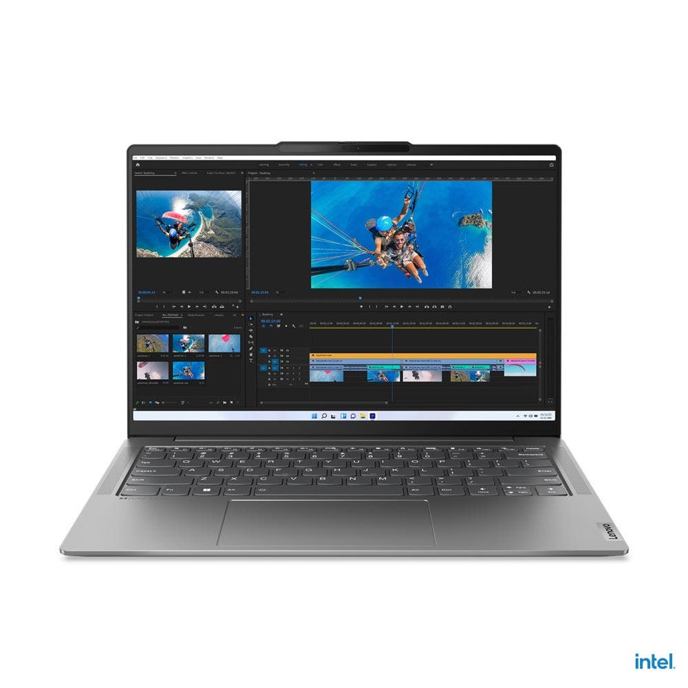 Lenovo Intel Core i5-1240P 8GB RAM 512GB SSD Integrated Intel Iris Xe Graphics 14" Ultrabook - Storm Grey (YOGAS6-82WU008MAX)