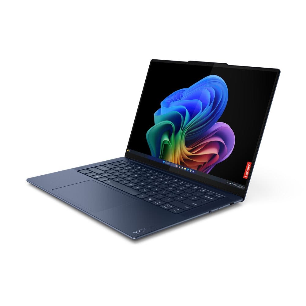 Lenovo Yoga Slim 7 83ED003CAX Snapdragon X Elite X1E-78-100 32GB RAM 1TB SSD Integrated Qualcomm Adreno Graphics 14.5" 3K OLED Windows 11 Home Laptop - Cosmic Blue - Image 4
