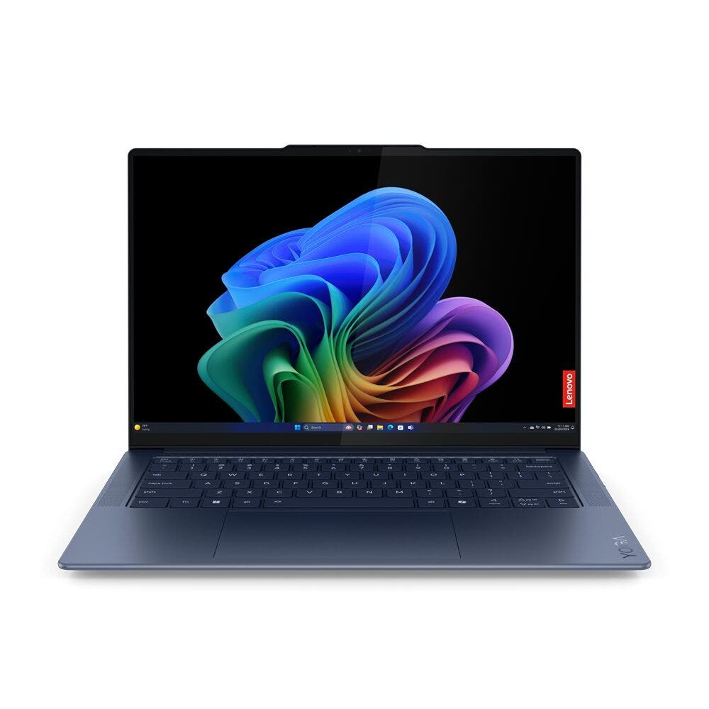 Lenovo Yoga Slim 7 83ED003CAX Snapdragon X Elite X1E-78-100 32GB RAM 1TB SSD Integrated Qualcomm Adreno Graphics 14.5" 3K OLED Windows 11 Home Laptop - Cosmic Blue