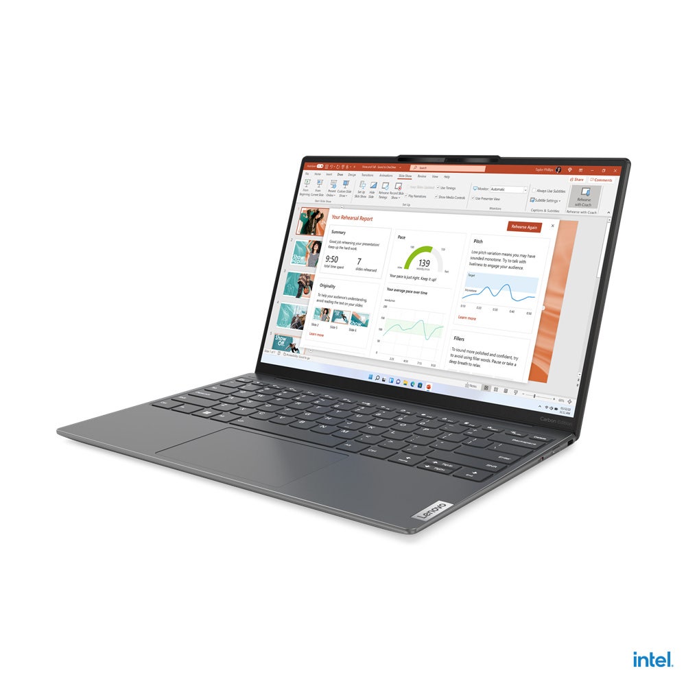 LENOVO--GY Core i5-1240P 16GB RAM 1TB SSD Integrated Intel Iris Xe Graphics 13.3" Laptop, Ultimate Grey (YOGAS7CARBON-82U90074AX) - Image 3