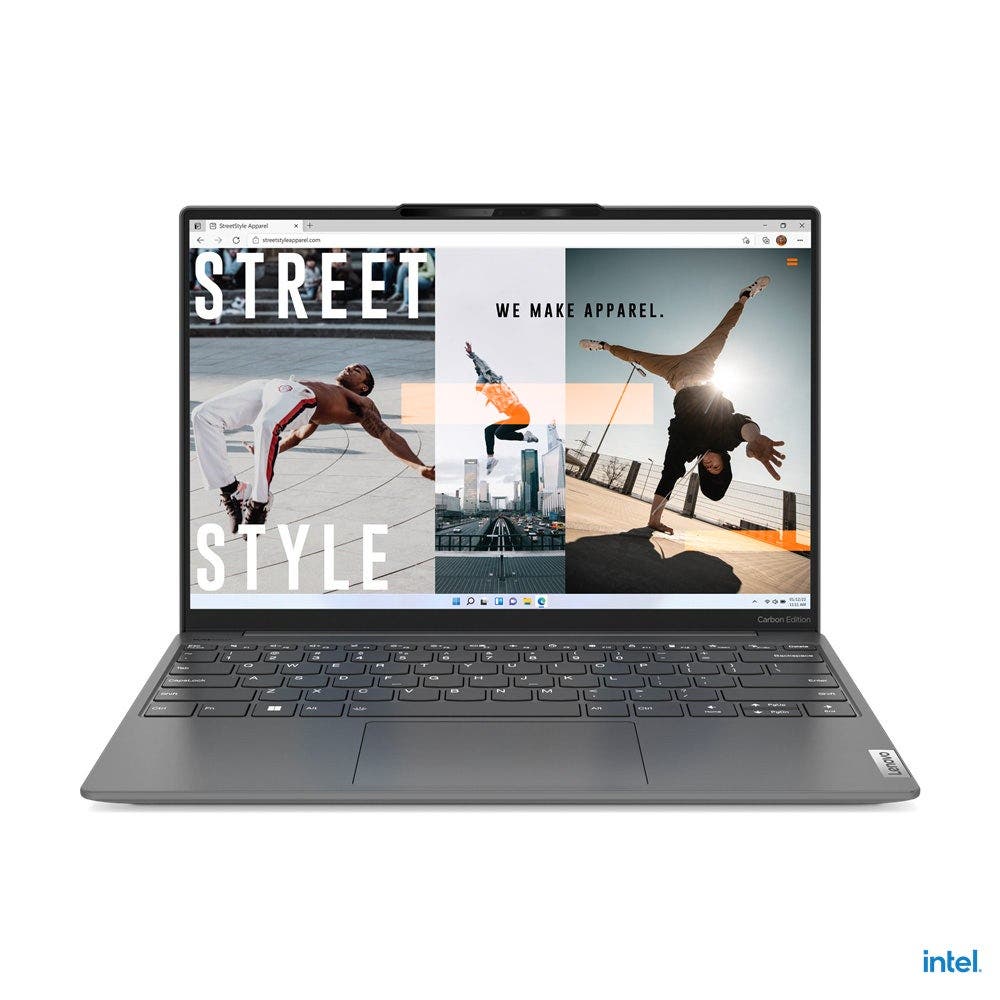 LENOVO--GY Core i5-1240P 16GB RAM 1TB SSD Integrated Intel Iris Xe Graphics 13.3" Laptop, Ultimate Grey (YOGAS7CARBON-82U90074AX)