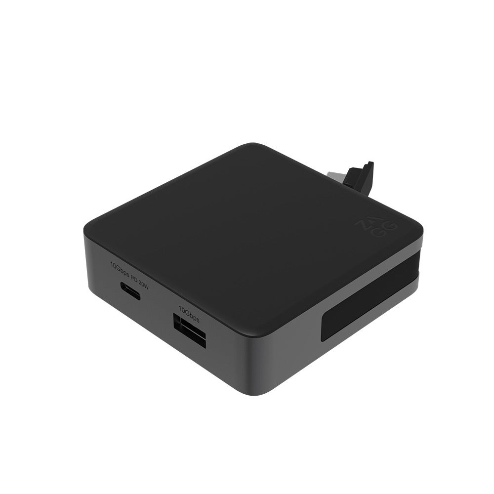 ZAGG 4-Port USB Hub Compact Multi-Port Adapter Gray/Black (ZAG ACC 4 Port Hub Gry) - Image 4