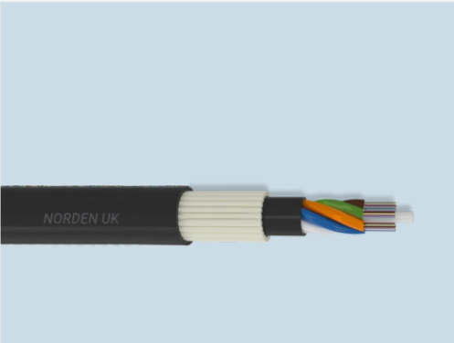 ADSS DOUBLE JACKET ARAMID YARN STRENGTH FRP ROD NON-METALLIC ARMOURED FIBRE OPTIC CABLE