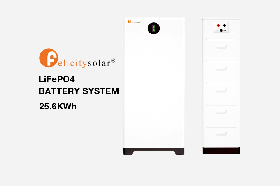 LiFePO4 Battery 25.6kWh