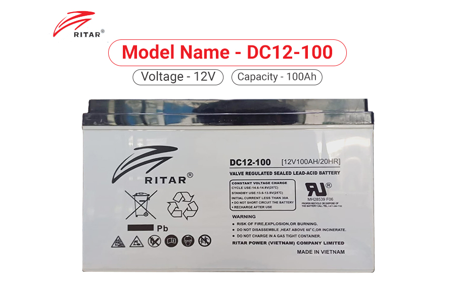 Ritar Battery 100Ah